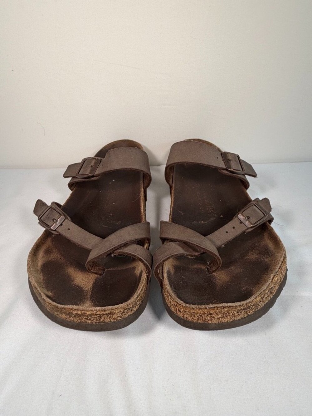 BIRKENSTOCK Mayari Leather Sandals Unisex Mocha Brown 41 - Picture 4 of 11